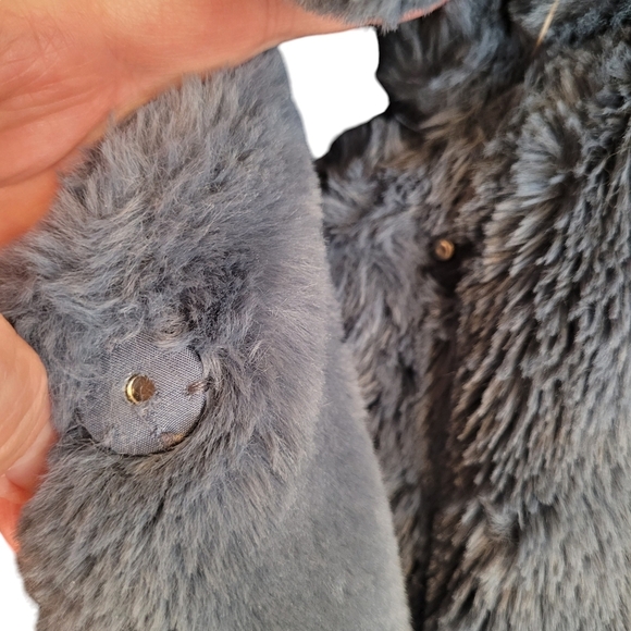 Rachel Zoe faux fur long jacket - M.      S - Picture 3 of 6
